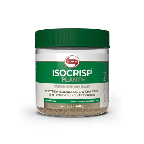 Isocrisp Plant Neutro Vitafor Pote 240g
