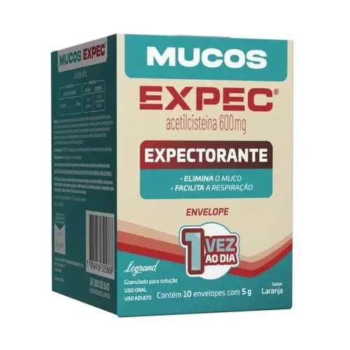 Mucos Expec 600Mg 10 Envelopes