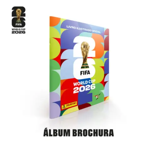 Álbum Copa do Mundo Capa Brochura 1 unidade