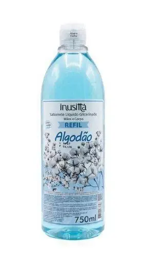 Sabonete Liquido Inusitta Refil 750Ml Algodão