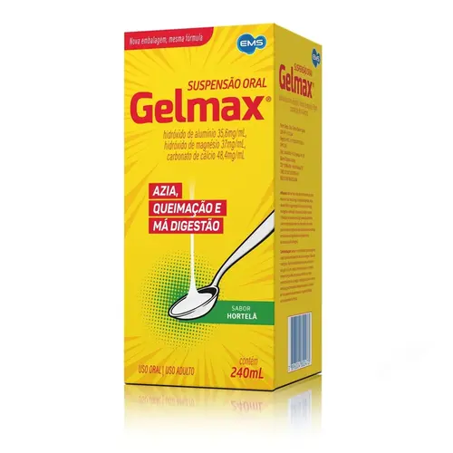 Gelmax Suspensão Hortelã 240Ml