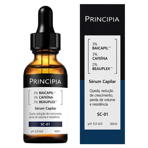 Sérum Capilar Principia Sc-01 3% Baicapil + 3% Cafeína 60ml