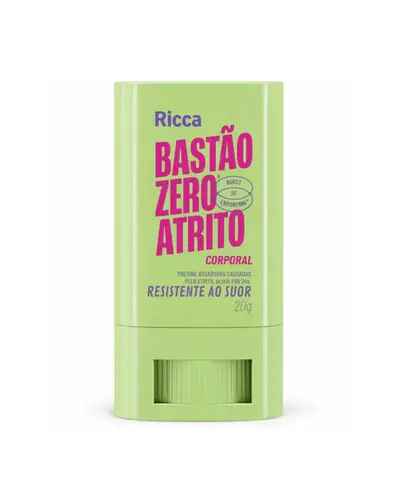 Bastão Zero Atrito Corporal Ricca 20g