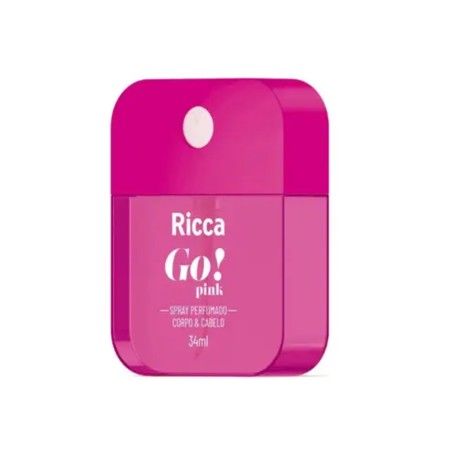 Spray Perfumado Corpo E Cabelo Go! Pink Ricca 34ml
