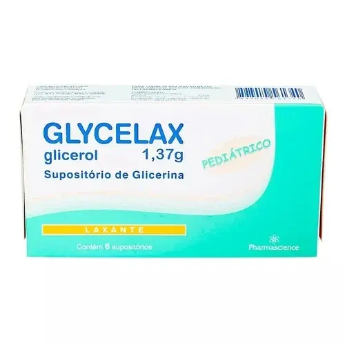 Supositorio De Glicerina Infantil Glicelax 6 Unidades