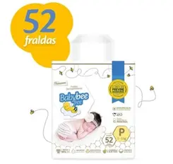 Fralda Baby Bee Free Dermoprotetora P 52Un