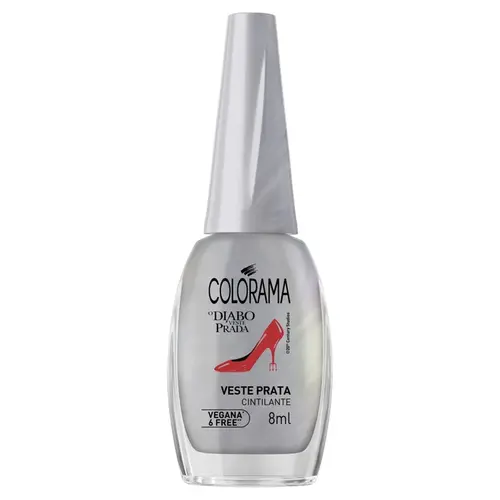 Esmalte Colorama O Diabo Veste Prada Veste Prata