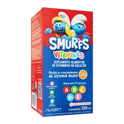 Os Smurfs Vitamina C+Z Gomas 30 Unidades
