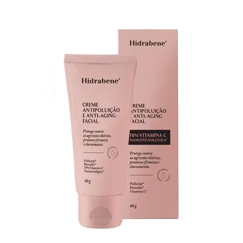Creme Facial Antipoluição E Anti Aging Hidrabene 60G