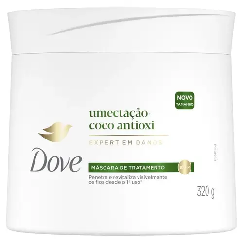 DOVE MASC TRAT UMECTAÇÃO + COCO ANTIOXI 320G