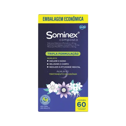 Sominex Composto 60 Comprimidos