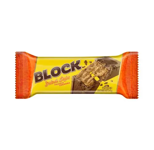Chocolate Arcor Block Dubai Style Paçoca 45g
