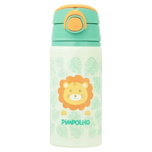 Garrafa De Alumínio 500Ml Leão Pimpolho