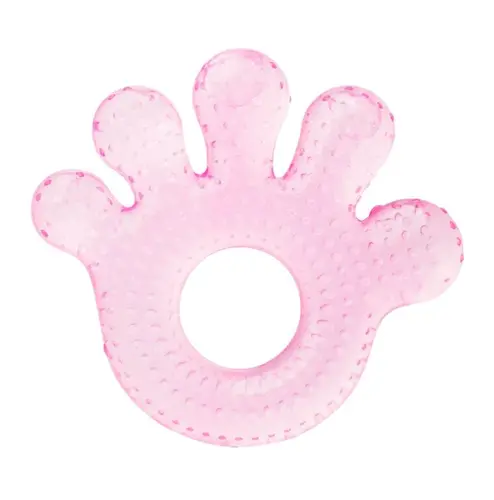 Mordedor De Água Mãozinha Pimpolho Rosa