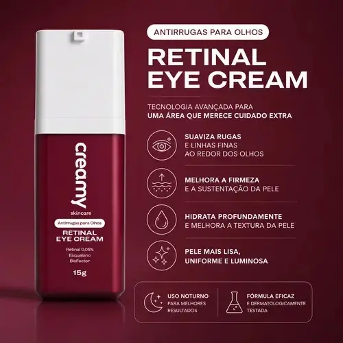 Creme Para Os Olhos Retinal Eye Cream Creamy 30G