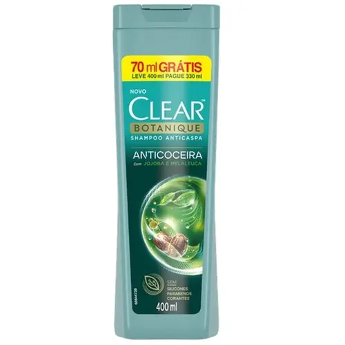 Shampoo Clear Anticaspa Men Anti Coceira 400Ml Leve Mais Pague Menos