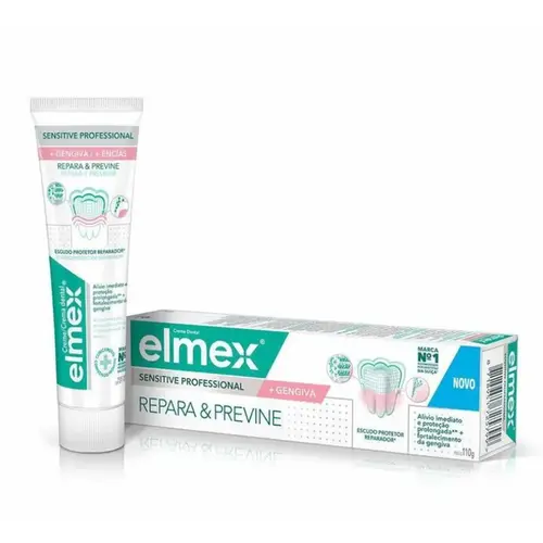 Creme Dental Elmex Sensitive + Gengiva 110G