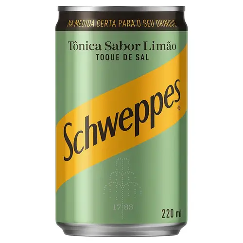 Schweppes Tônica Sabor Limão Toque de Sal 220Ml