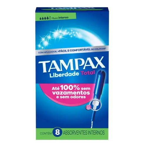 Absorvente Interno Tampax Intenso 8 Unidades