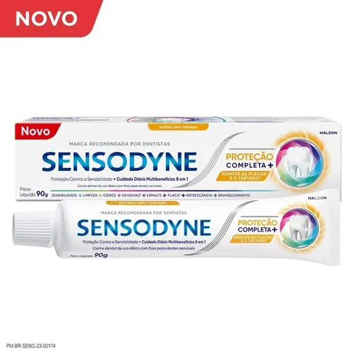 Creme Dental Sensodyne Proteção Completa + Antitartaro 90G
