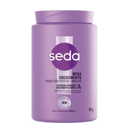 Creme Para Pentear Seda Mega Crescimento 900g