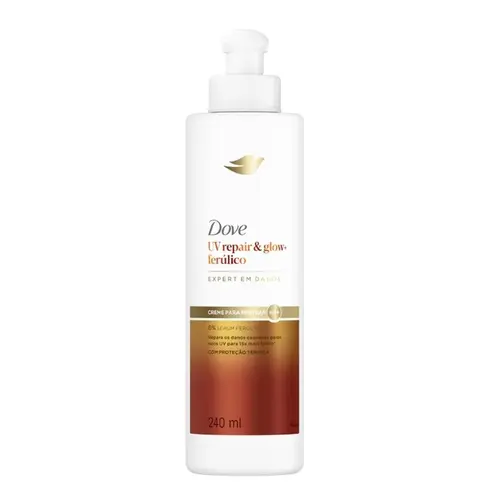 Creme Para Pentear Dove UV Repair&Glow + Ferúlico 240ml