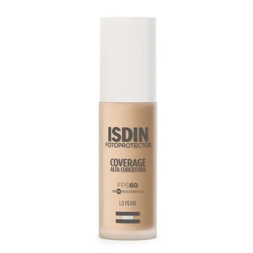 Protetor Solar Facial De Alta Cobertura Isdin Coverage 1.0 Pearl FPS 60 30g