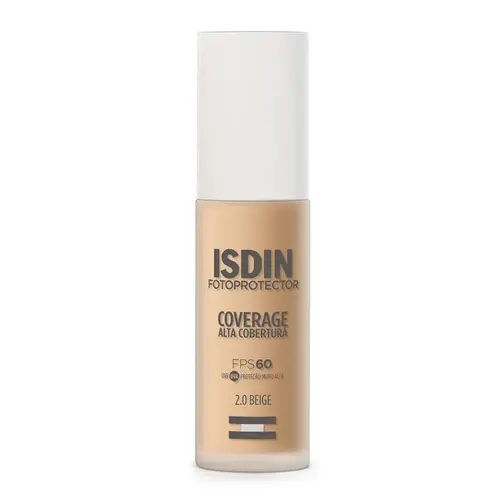 Protetor Solar Facial De Alta Cobertura Isdin Coverage 2.0 Beige FPS 60 30g