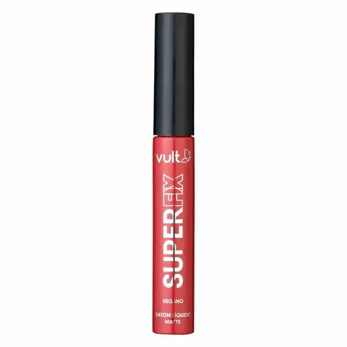 Batom Líquido Vermelho Profundo Super Fix 5ml