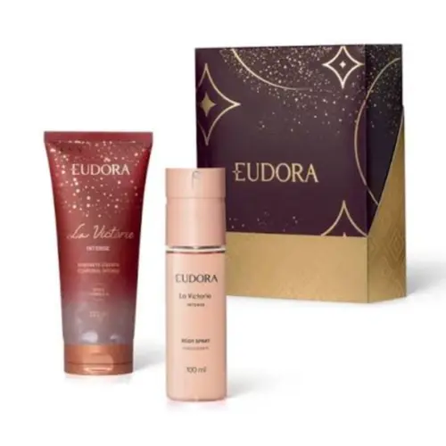 Kit Eudora Feminino Body Spray La Victorie 100Ml + Sabonete Líquido Corpo 200Ml