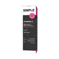 Ultra Sérum Facial Simple Organic Vitamina C 30ml