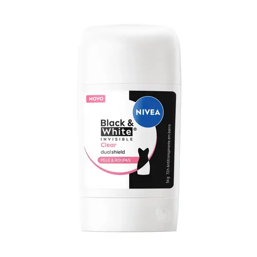 Desodorante Stick Nivea Feminino Invisible Black & White 54g