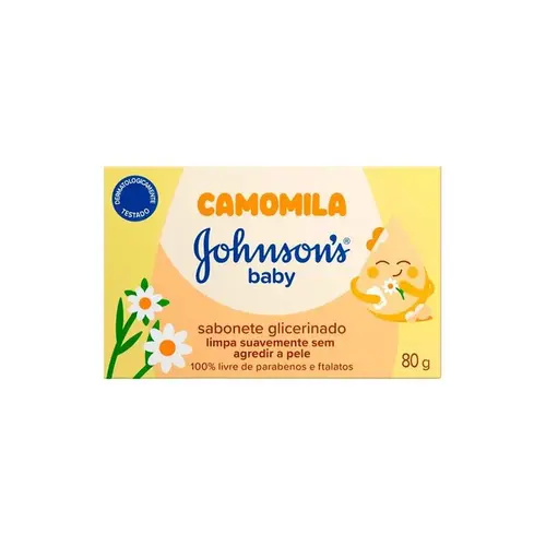 Sabonete em Barra Infantil Johnson s Baby Camomila 80G