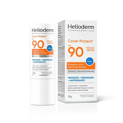 Helioderm Solar Fps90 Bastão Sem Cor 16g