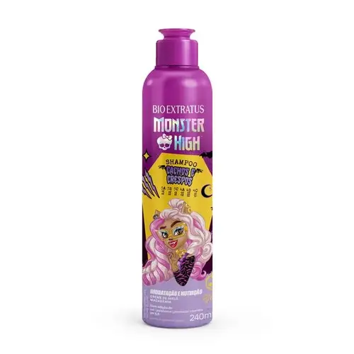 Shampoo Bio Extratus Monster High Cachos E Crespos 240Ml