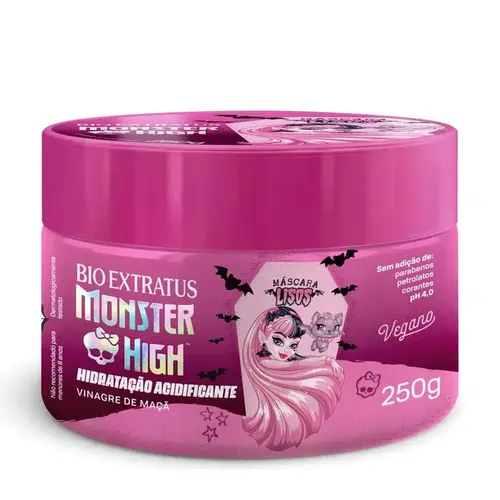 Máscara Bio Extratus Capilar Monster High Lisos 250G