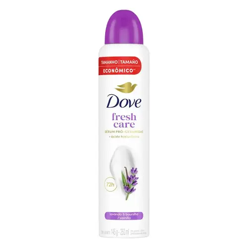 Desodorante Aerosol Dove Lavanda e Baunilha Fresh Care 250ml Leve Mais Pague Menos