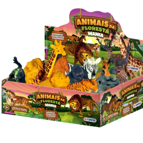 Brinquedo Animais Da Floresta Sortido 1unidade