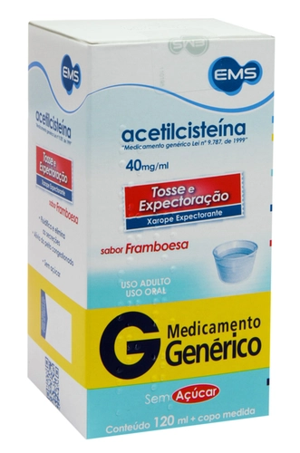 Acetilcisteina Xarope Ad 120Ml Ems