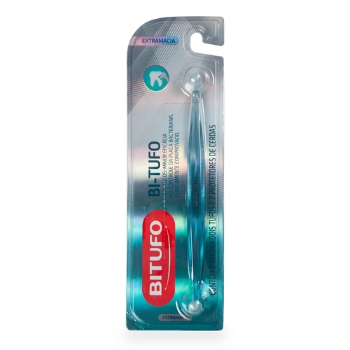 Escova Dental Bitufo Dois Tufos Extra Macia