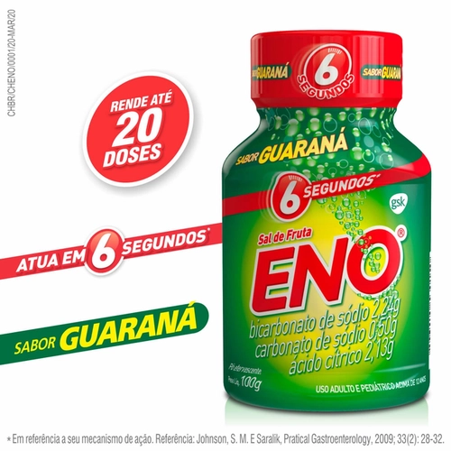 Sal De Fruta Eno Guarana 100G