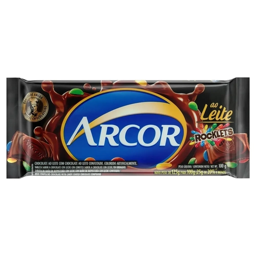 Chocolate Barra Arcor Rocklets 80G