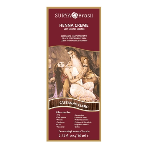 Henna Surya Creme Castanho Claro