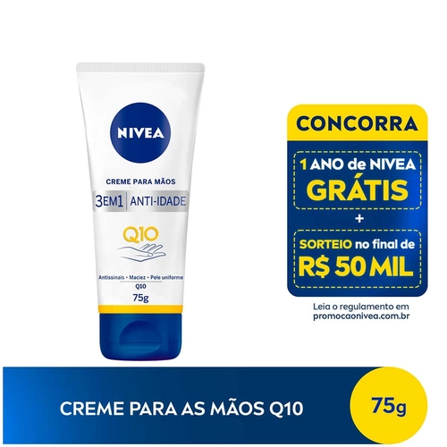 Creme Para Mãos Nivea Antiidade Q10 Plus 75Gr