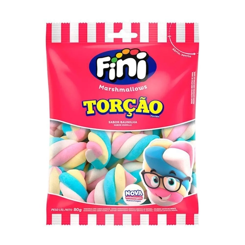 Bala Gel Fini Marshmallows Torcao 80G