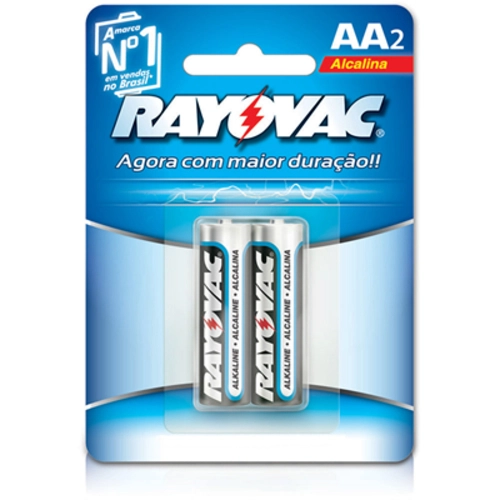 Pilha Alcalina Rayovac Aa 2Un