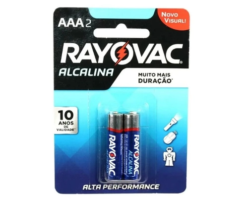 Pilha Alcalina Rayovac Aaa 2Un