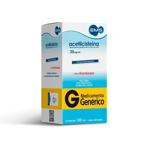 Acetilcisteina Xarope Ped 120Ml Ems