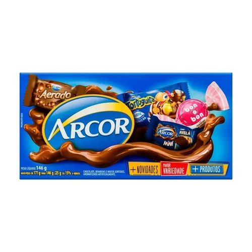 Bombom Arcor Sortido 171G