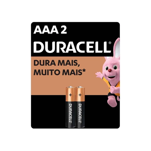 Pilha Alcalina Duracell Palito Aaa C/2Un